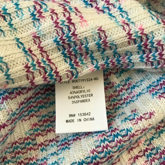 NWT Code x Mode Space Dye Sweater Medium - Picture 4 of 4